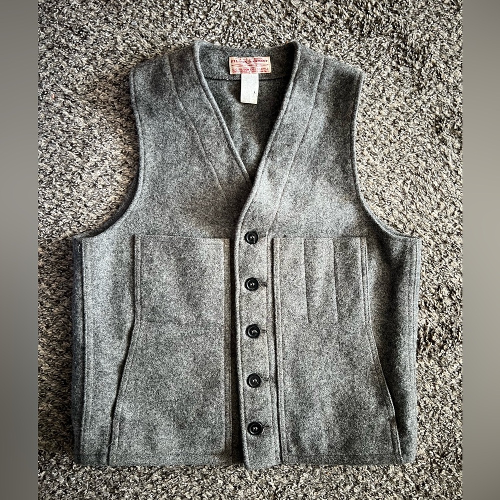 Men's vintage Filson mackinaw wool vest size 40